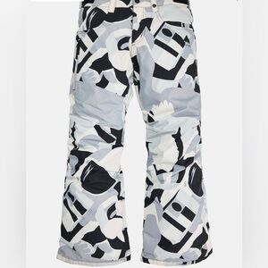 Burton Boys Barnstorm 2L Pants True Black Cosmoblock Size Medium